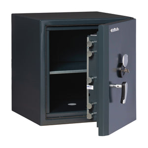 chubbsafes duoforce g3-65-kl-60 kluis zijaanzicht deels open