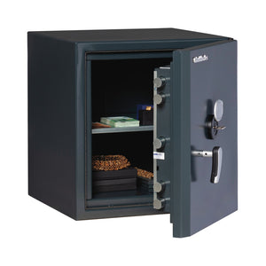 chubbsafes duoforce g3-65-kl-60 kluis zijaanzicht deels open met inhoud