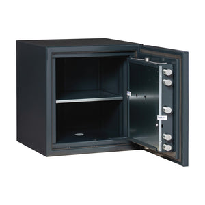 chubbsafes duoforce g3-65-kl-60 kluis zijaanzicht open zonder inhoud