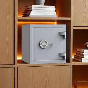 de raat prisma I/1 kluis zijaanzicht dicht in een kast