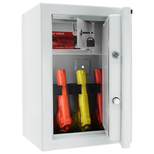 rottner yukon 40 pistoolkluis zijaanzicht open met inhoud