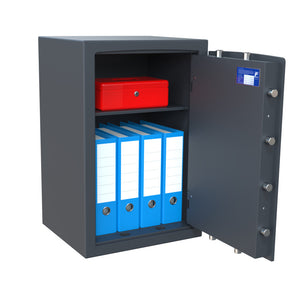 salvus ferrara 67 elo kluis zijaanzicht open met inhoud