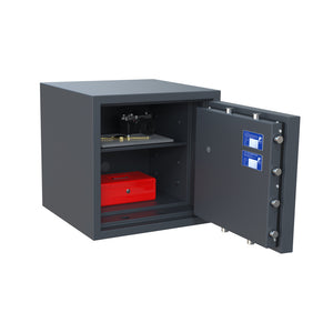 salvus milano 2 kluis zijaanzicht open met inhoud