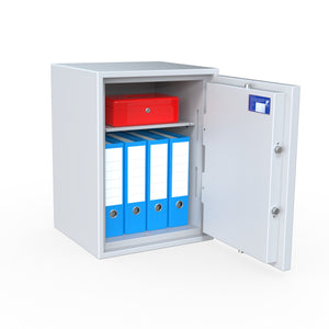 salvus monza 3 kluis zijaanzicht open met inhoud