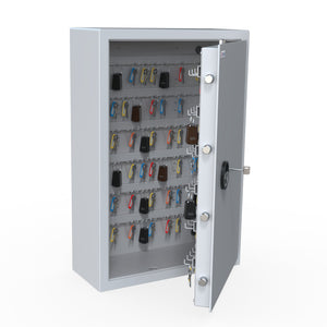 sistec sk sleutelkluis 126 zijaanzicht deels open met inhoud