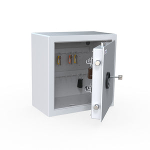 sistec sk sleutelkluis 34 zijaanzicht deels open met inhoud