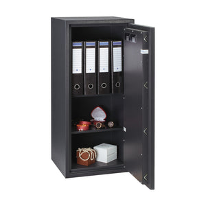 chubbsafes homesafe S2-90-EL30 kluis zijaanzicht open met inhoud